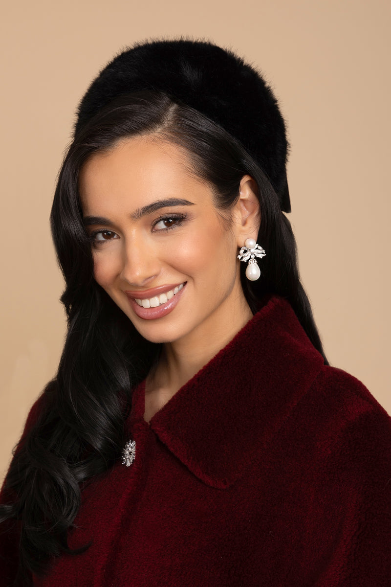 ✨chillnページ✨Malbon レディースセットアップ＋帽子 Wonderland' Pillbox Hat with Silk Bow in Nero – Santinni