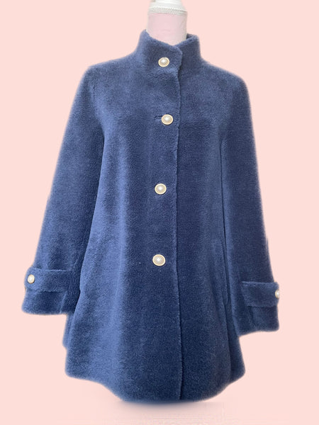 LAST CHANCE 'Eve' Wool Coat in Marino