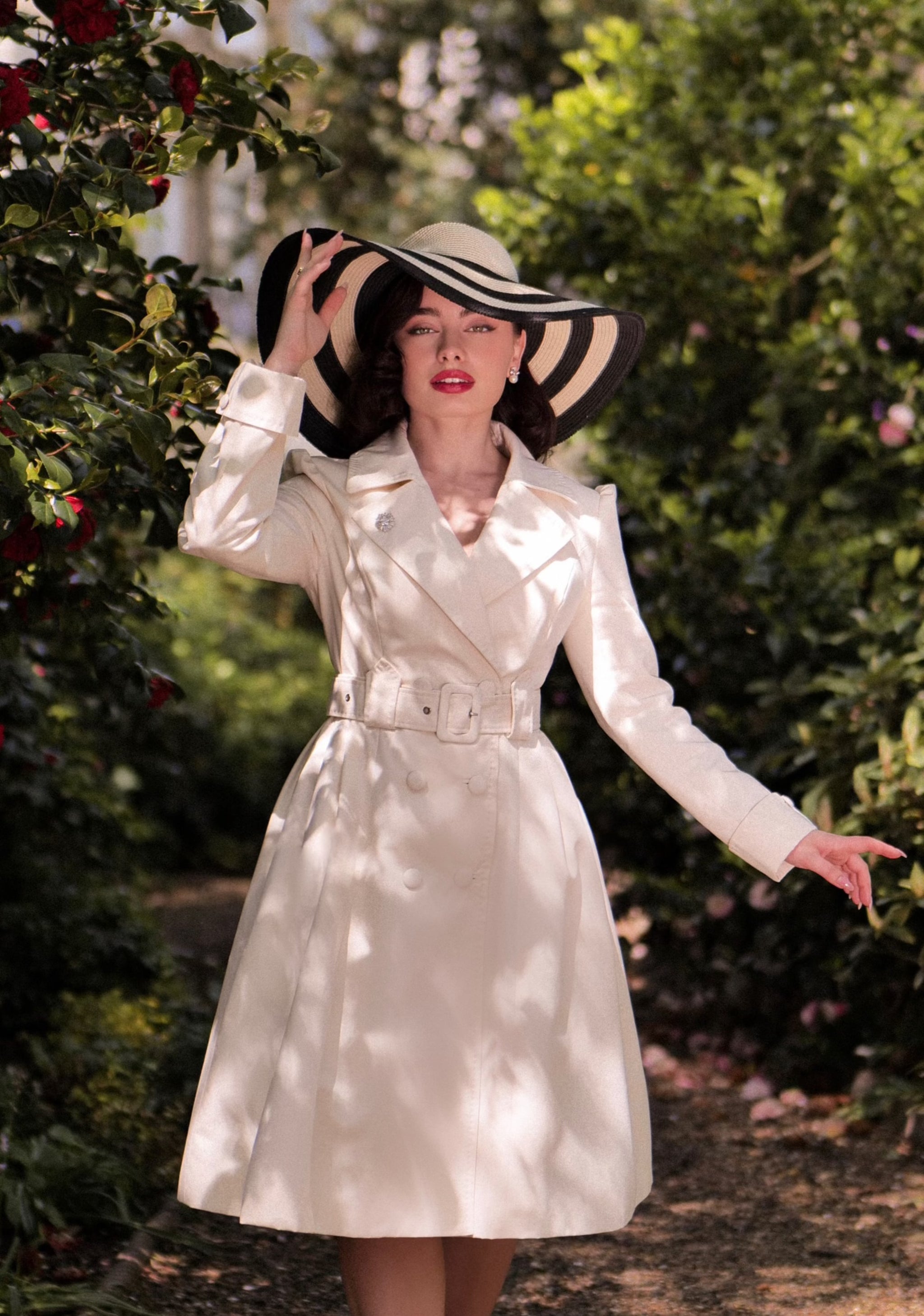 ジャケット・アウター Gabardine Double Belt Trench Coat Facetune_20-05-2024-11-07-