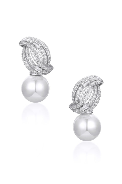 🎁 ‘Balmoral’ Pearl Drop Silver Earrings (100% off)