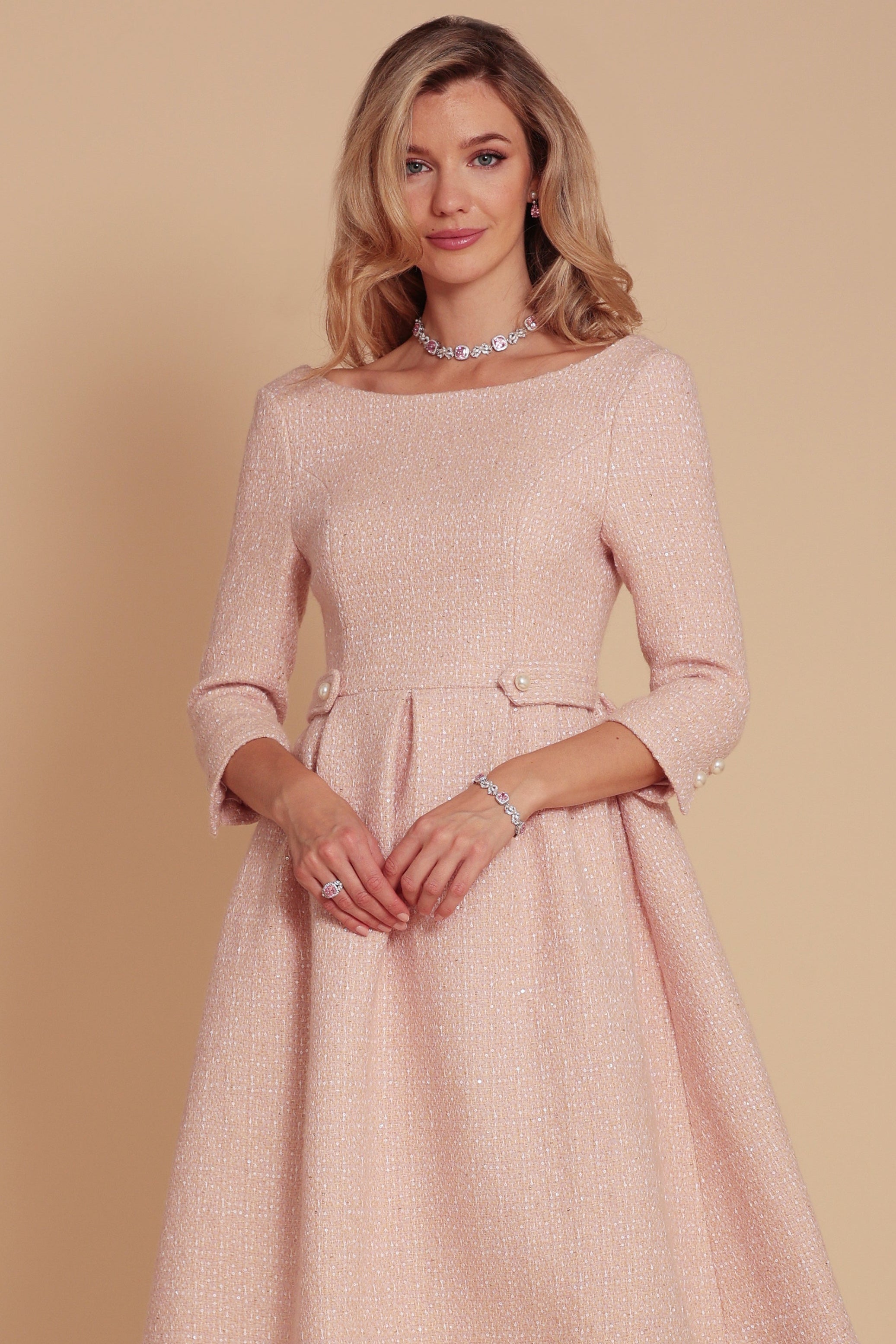 pink ring dress Ring The Wedding Bells Maxi Dress Pink Size S from Hello Molly
