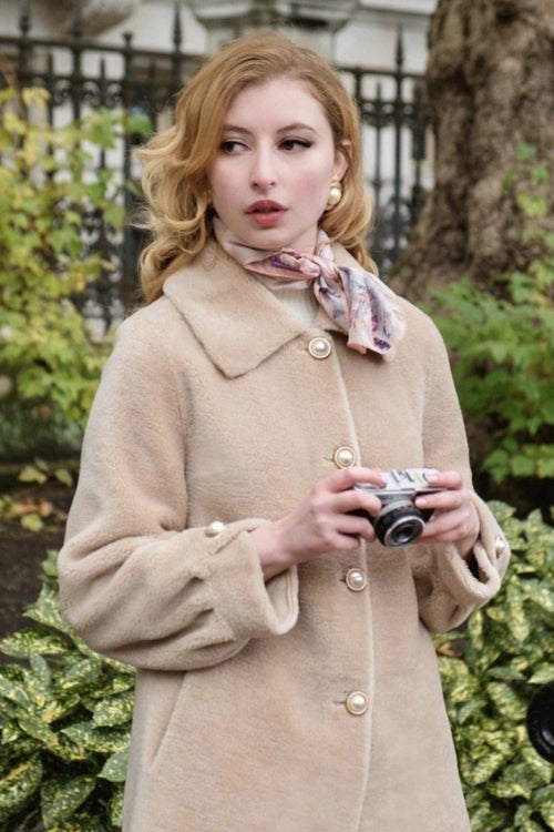 SS 'Amore' Wool Coat in Cammello