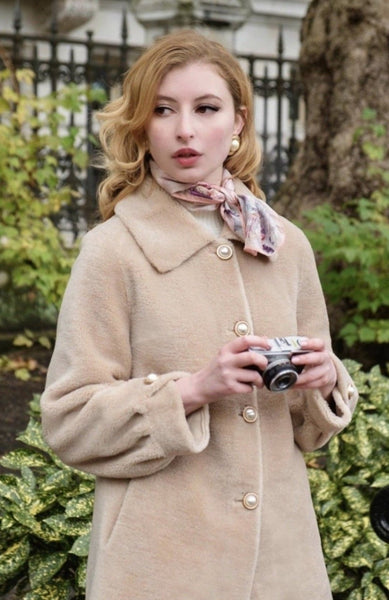 SS 'Amore' Wool Coat in Cammello