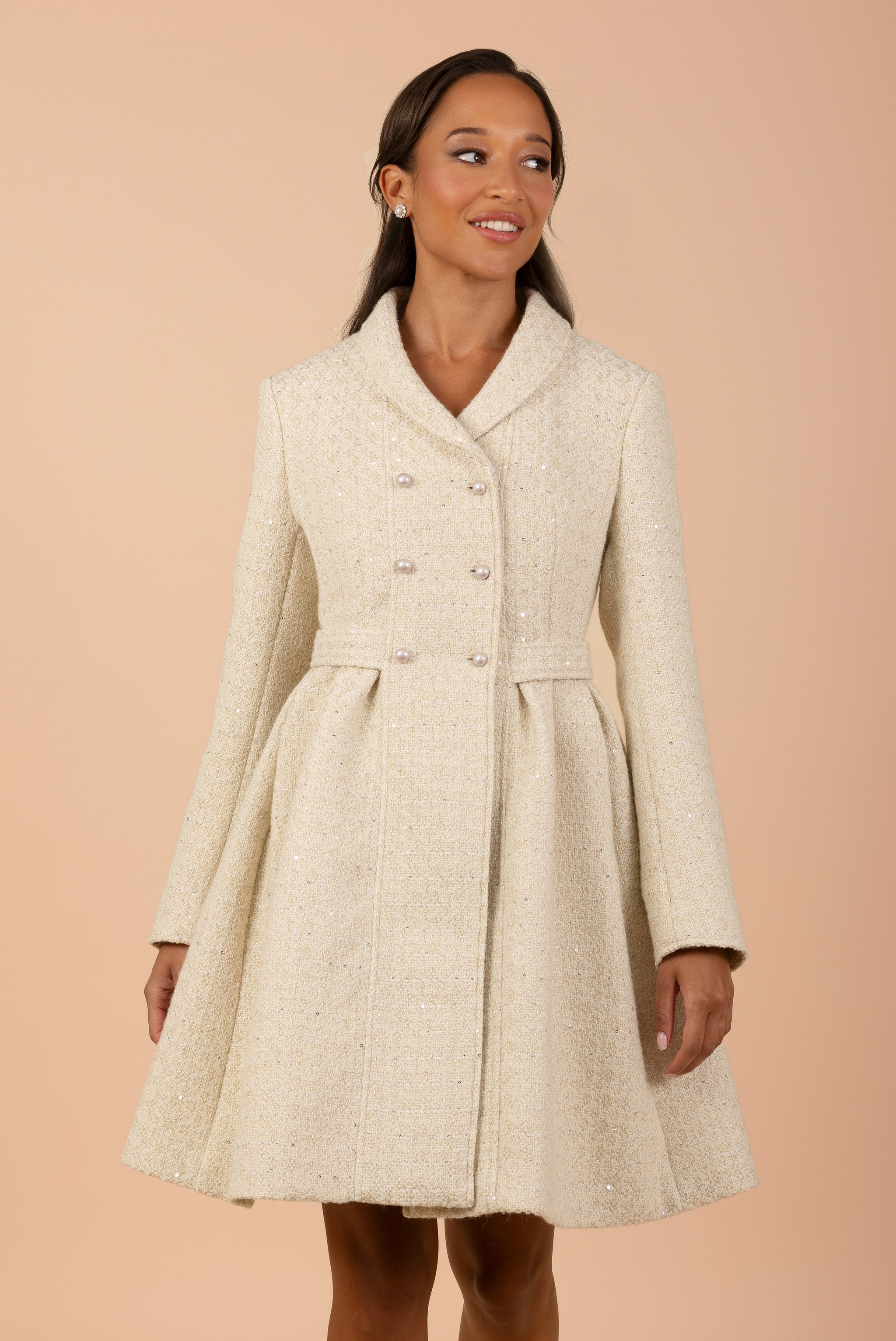 Formal Dress With Coat Outfits Suzannah London Madrid Coat Dress Metallic Tweed Blush Pink Formal Dress With Coat Outfits Suzannah London Madrid Coat Dress Metallic Tweed Blush Pink