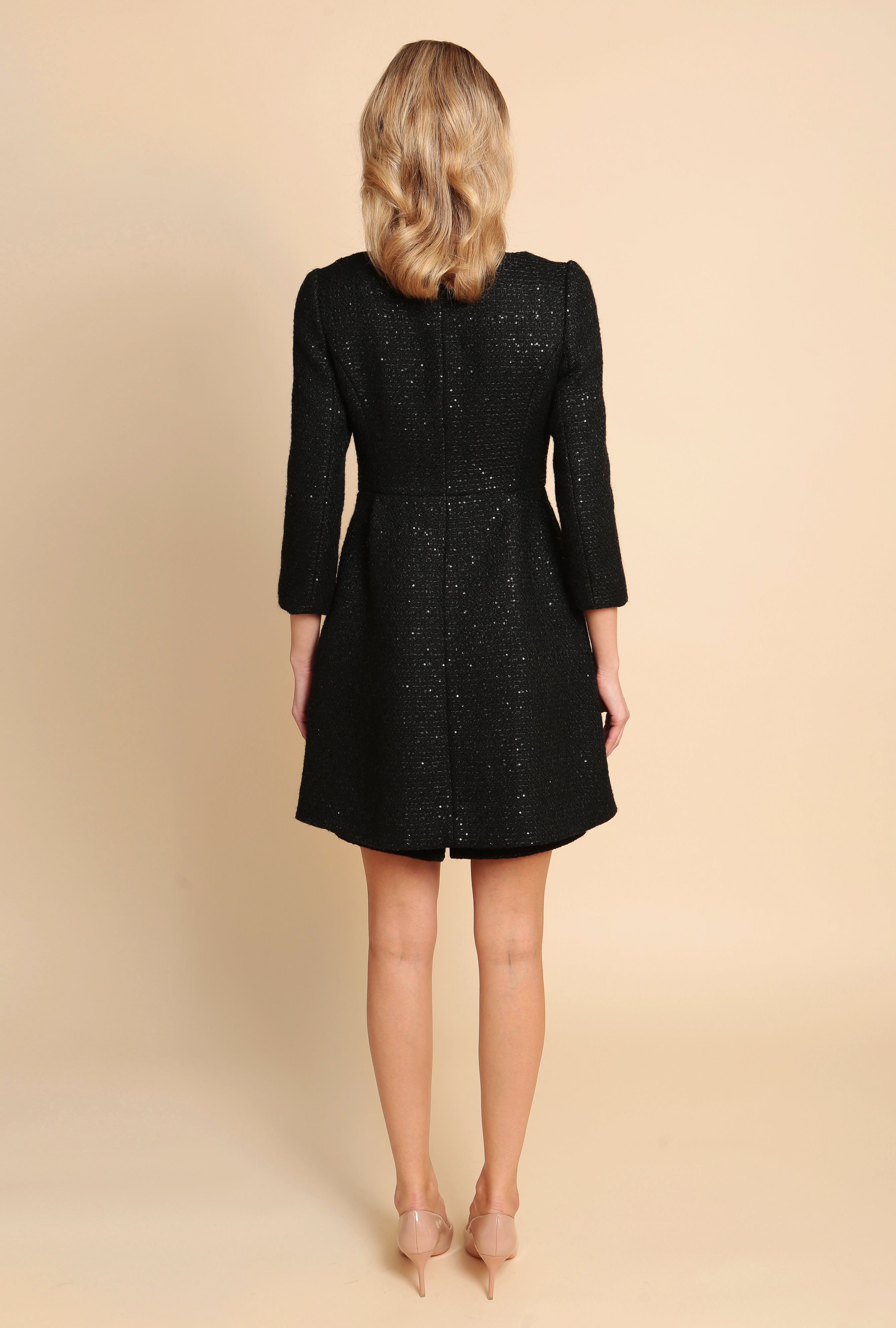 tweed skater dress Why are you dressed like that? My sister frowns at meWhat? I glance down at myself. Nicely? You should try it sometime. Magnolia Parks Chapter 45 Louis Vuitton metallic monogram tweed skater