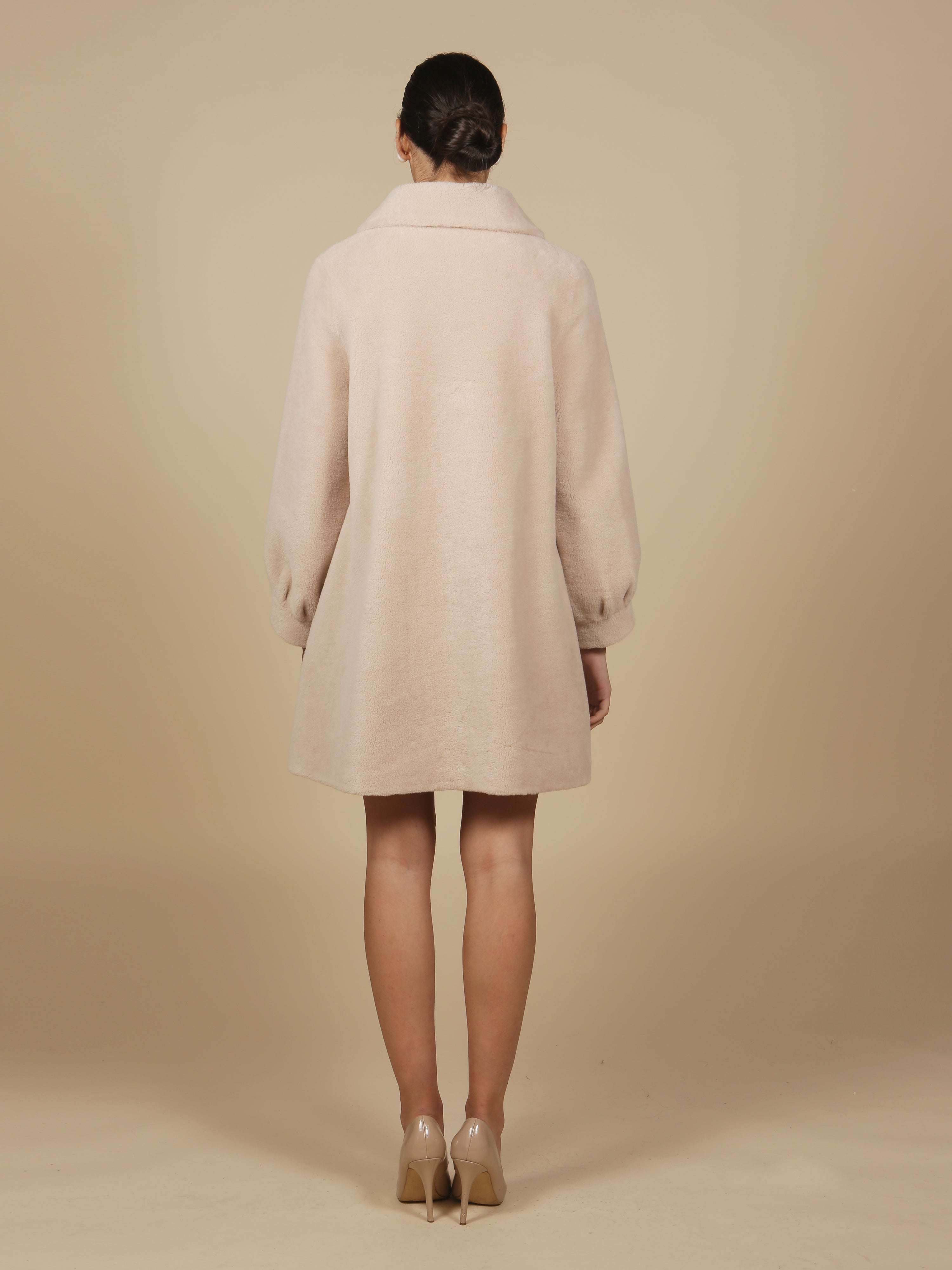 'Amore' Wool Coat in Cammello