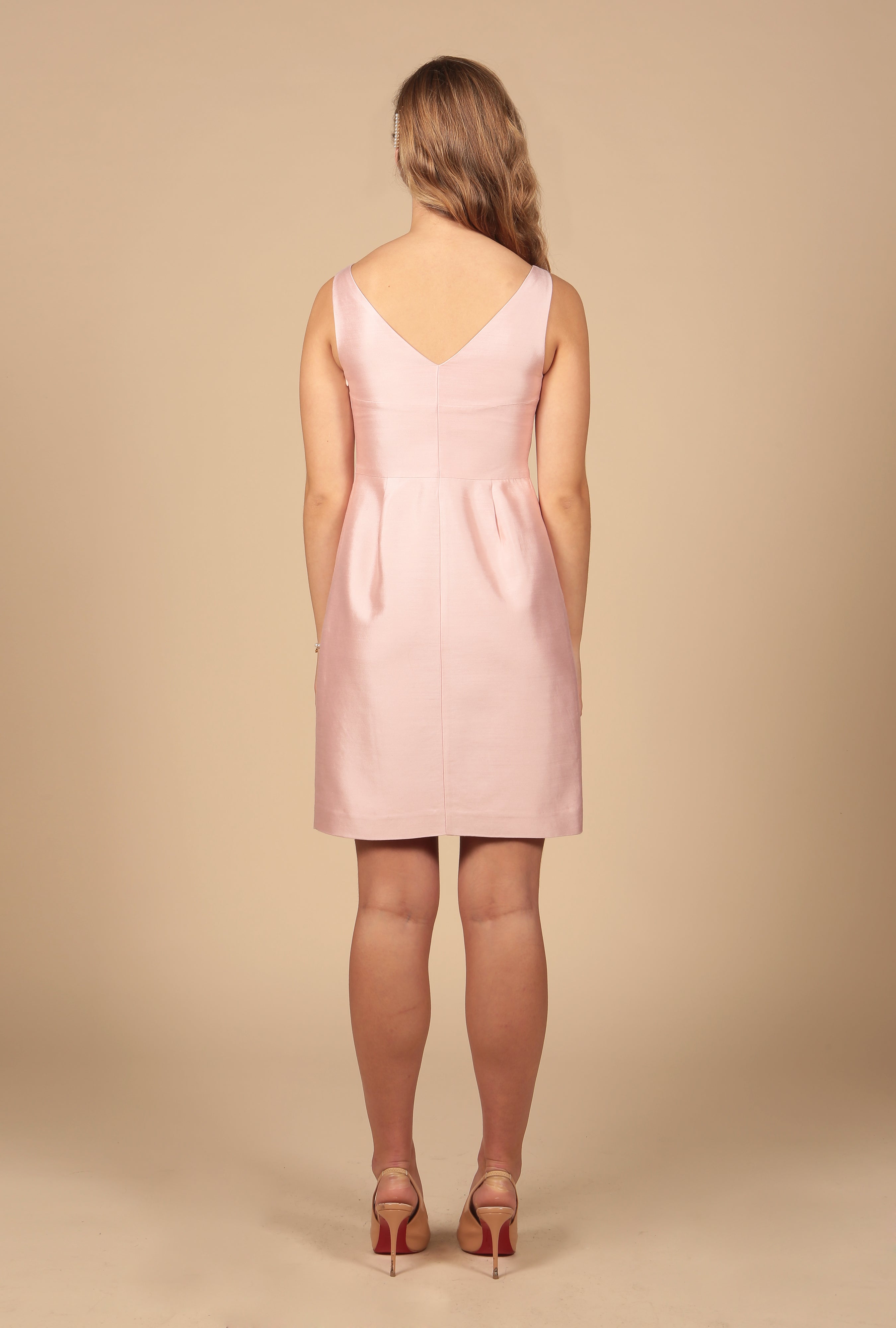 pink sabrina dress Pin up doll Sabrina in a satin pink Galliano bodycon dress, available online and in-person this week. Paired with vintage horsebit Gucci heels and Chloe Silverado purse. Also available online and in-person!