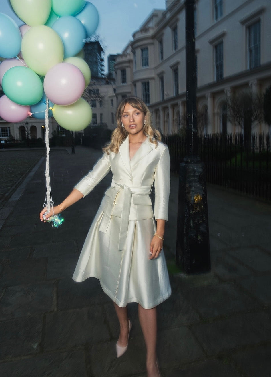 silk coats and dresses Stylish Long Coat and Silk Dress Outfit Combinations